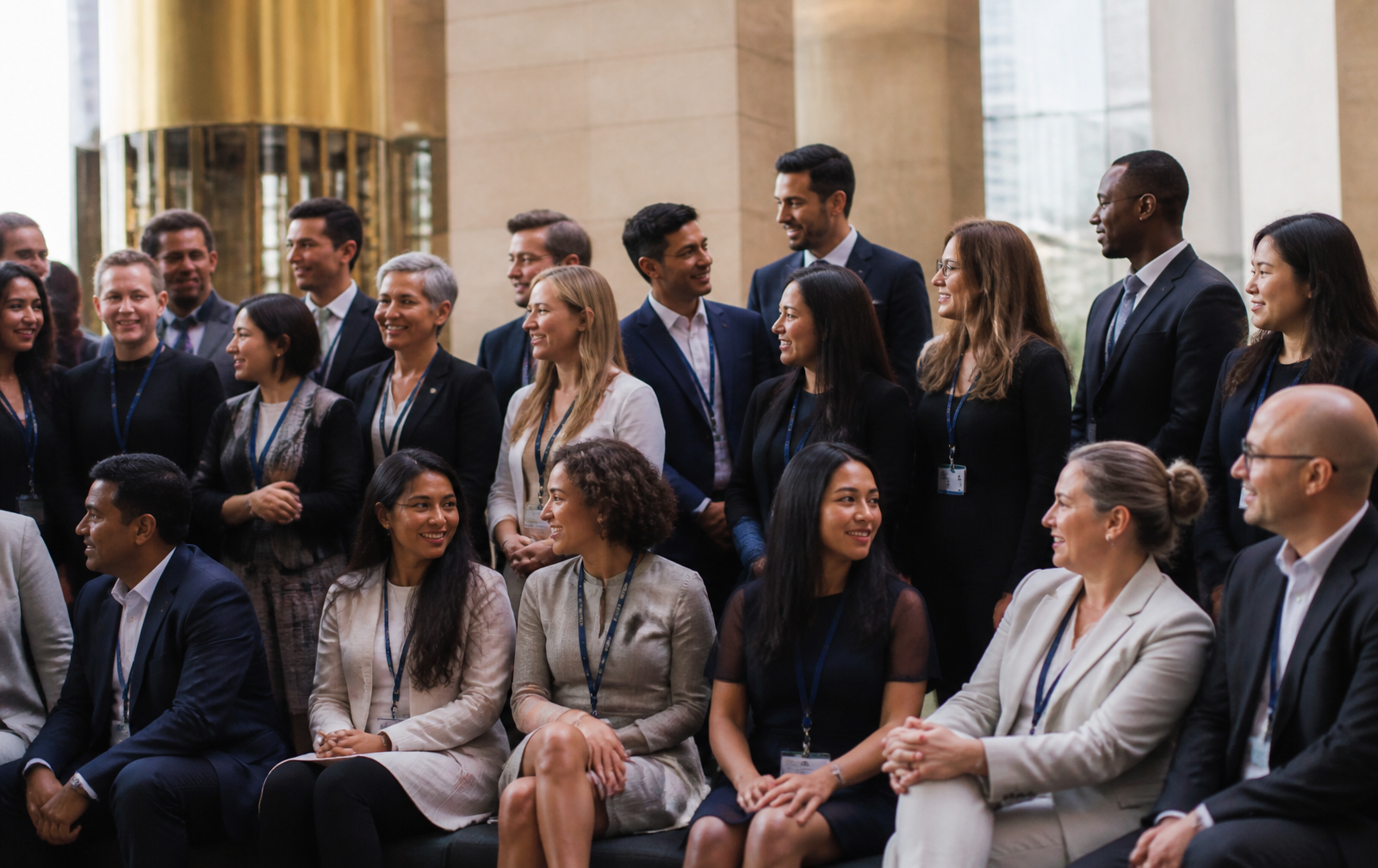 The full Growth Academy team together after a training day